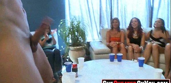  26 Crazy These girls go crazy at clucb orgy sucking dick 16